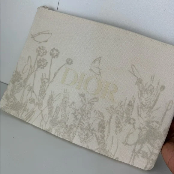 Dior Beige Botanical Clutch - Picture 3 of 4
